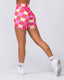 Instinct Scrunch Midway Shorts - Abstract Check Print