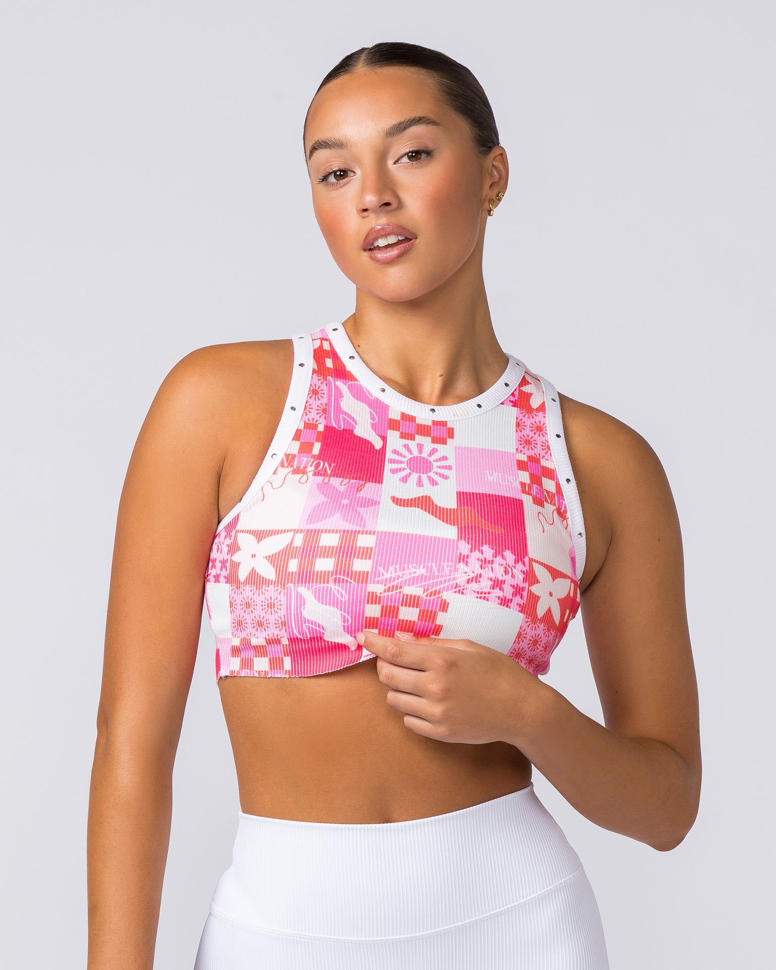 MN Rib Tank - Abstract Print-Singlets & Tanks-XXS-1123102ABSTRPRINT-XXS-MNAPPRL27473-2-Muscle Nation