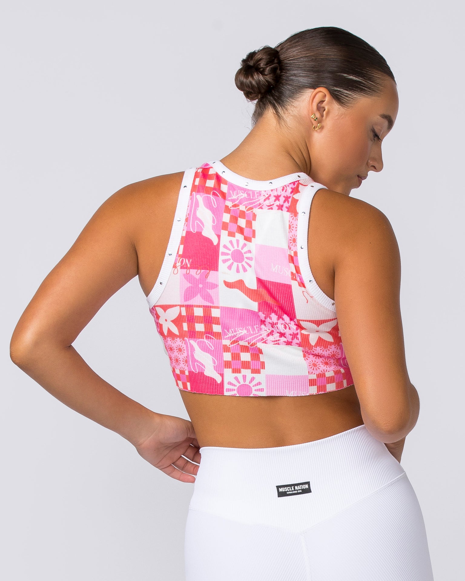 MN Rib Tank - Abstract Print-Singlets & Tanks-XXS-1123102ABSTRPRINT-XXS-MNAPPRL27473-5-Muscle Nation