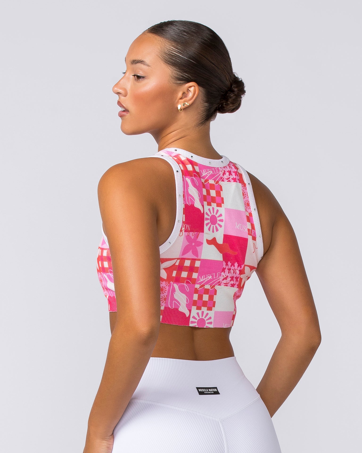 MN Rib Tank - Abstract Print-Singlets & Tanks-XXS-1123102ABSTRPRINT-XXS-MNAPPRL27473-4-Muscle Nation