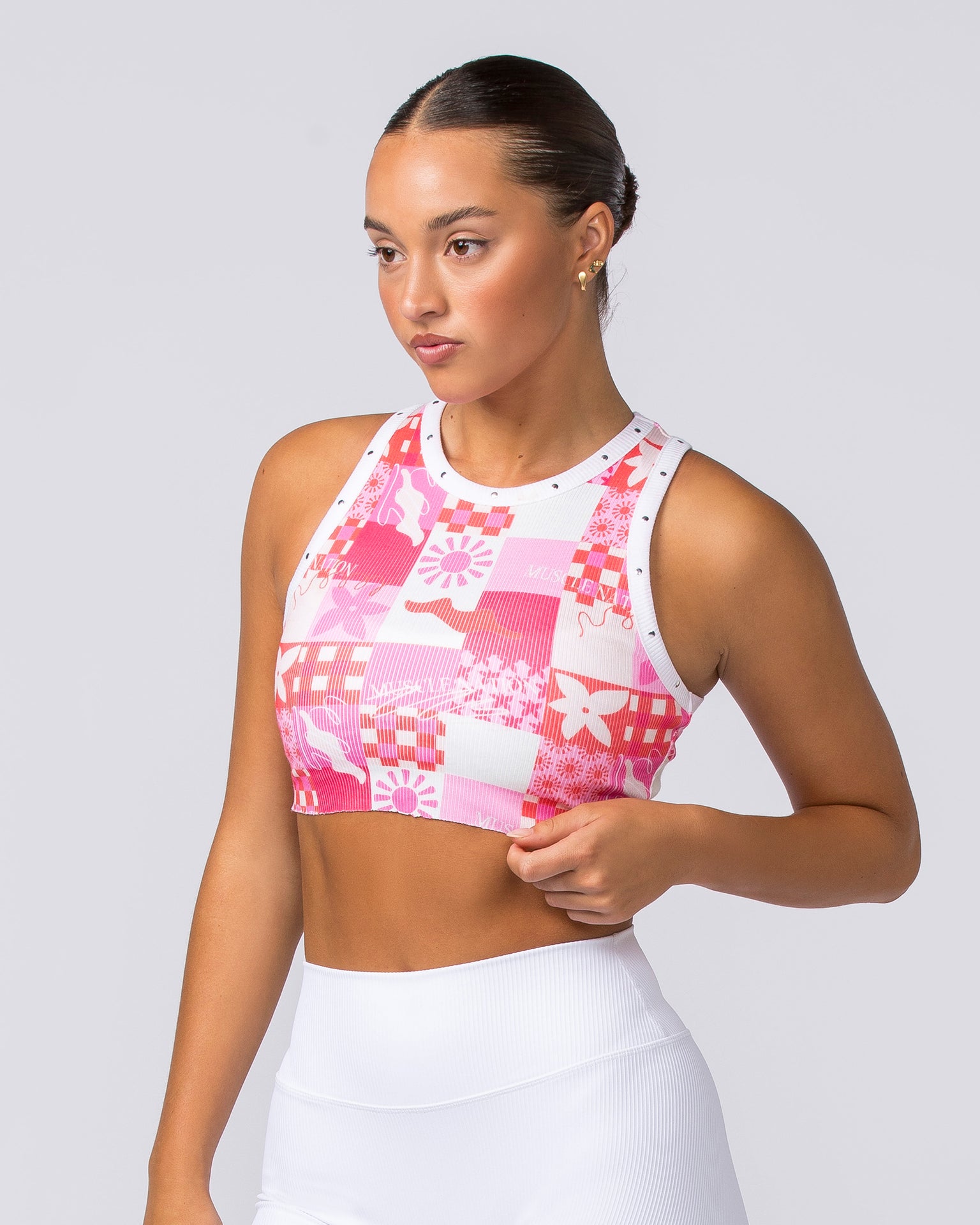 MN Rib Tank - Abstract Print-Singlets & Tanks-XXS-1123102ABSTRPRINT-XXS-MNAPPRL27473-3-Muscle Nation