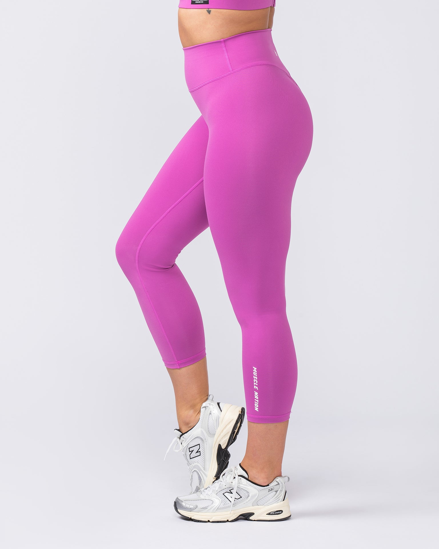 Instinct Scrunch 7/8 Leggings - Dahlia-Leggings-XXS-072340DAHLIA-XXS-MNAPPRL27329-3-Muscle Nation