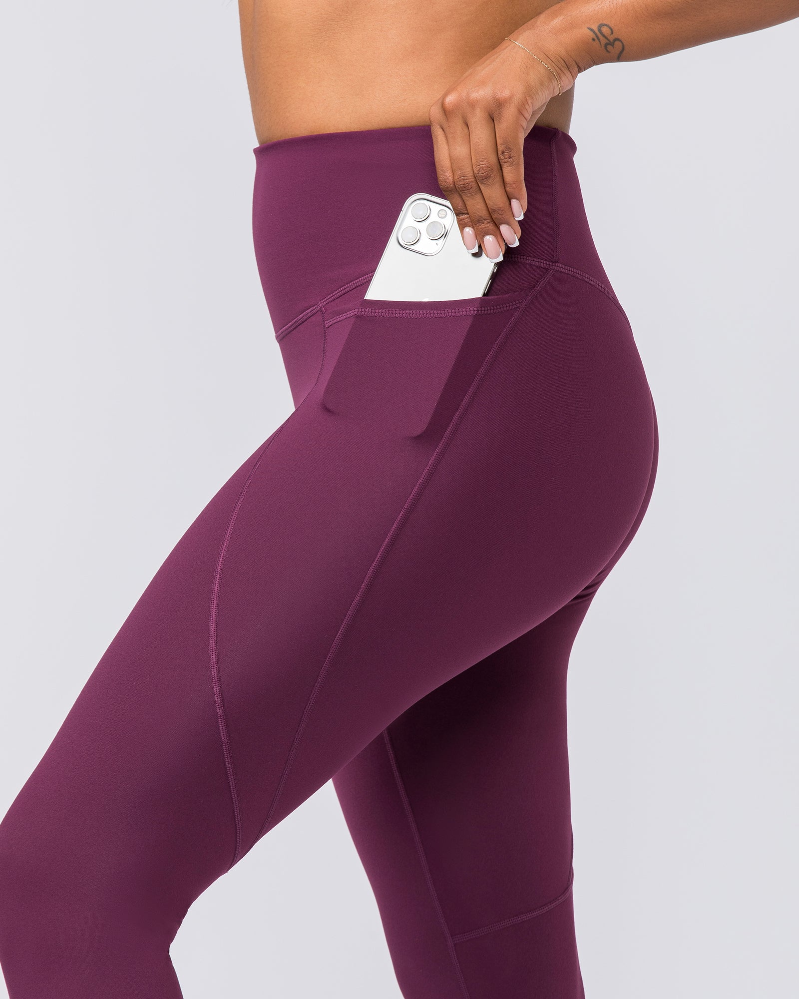 Signature Boost Pocket Ankle Length Leggings - Nectar