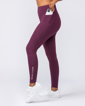 Signature Boost Pocket Ankle Length Leggings - Nectar