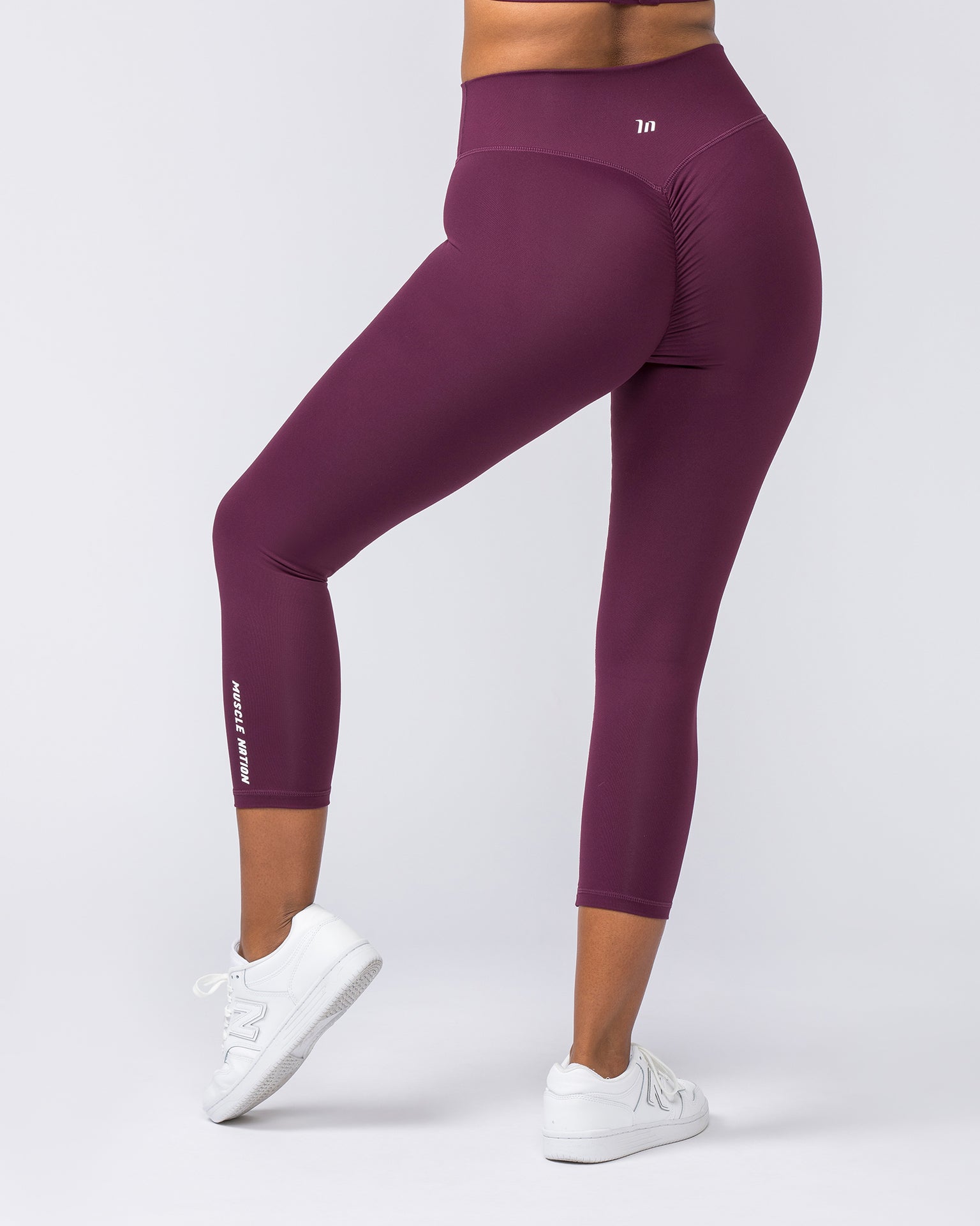 Instinct Scrunch 7/8 Leggings - Nectar-Leggings-XXS-072340NECTR-XXS-MNAPPRL27320-5-Muscle Nation