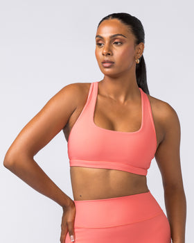 Flex Rib Bra - Sunset Coral