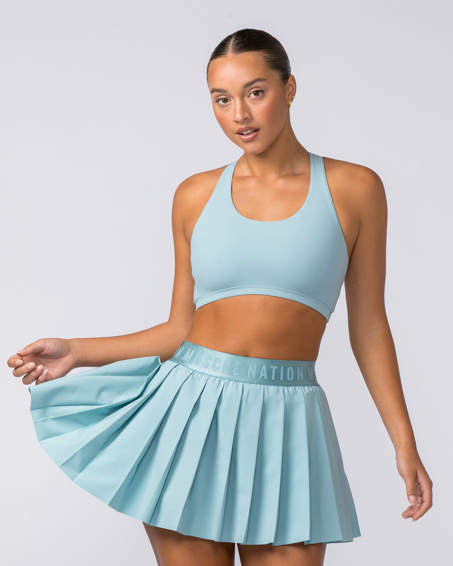 Essential Skort - Dusk Blue-Skort-XXS-112317DSKBLUE-XXS-MNAPPRL26827-7-Muscle Nation