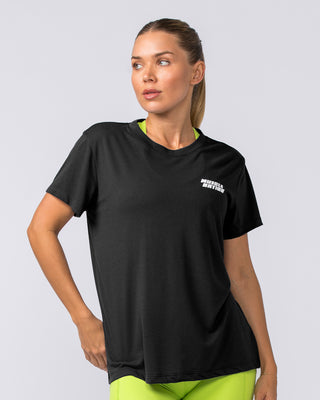 Faster Training Tee - Black-T-Shirts-XXS-112328BLK-XXS-MNAPPRL27428-2-Muscle Nation