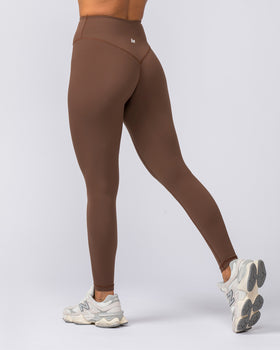 Ultra Aura Ankle Length Leggings - Fudge