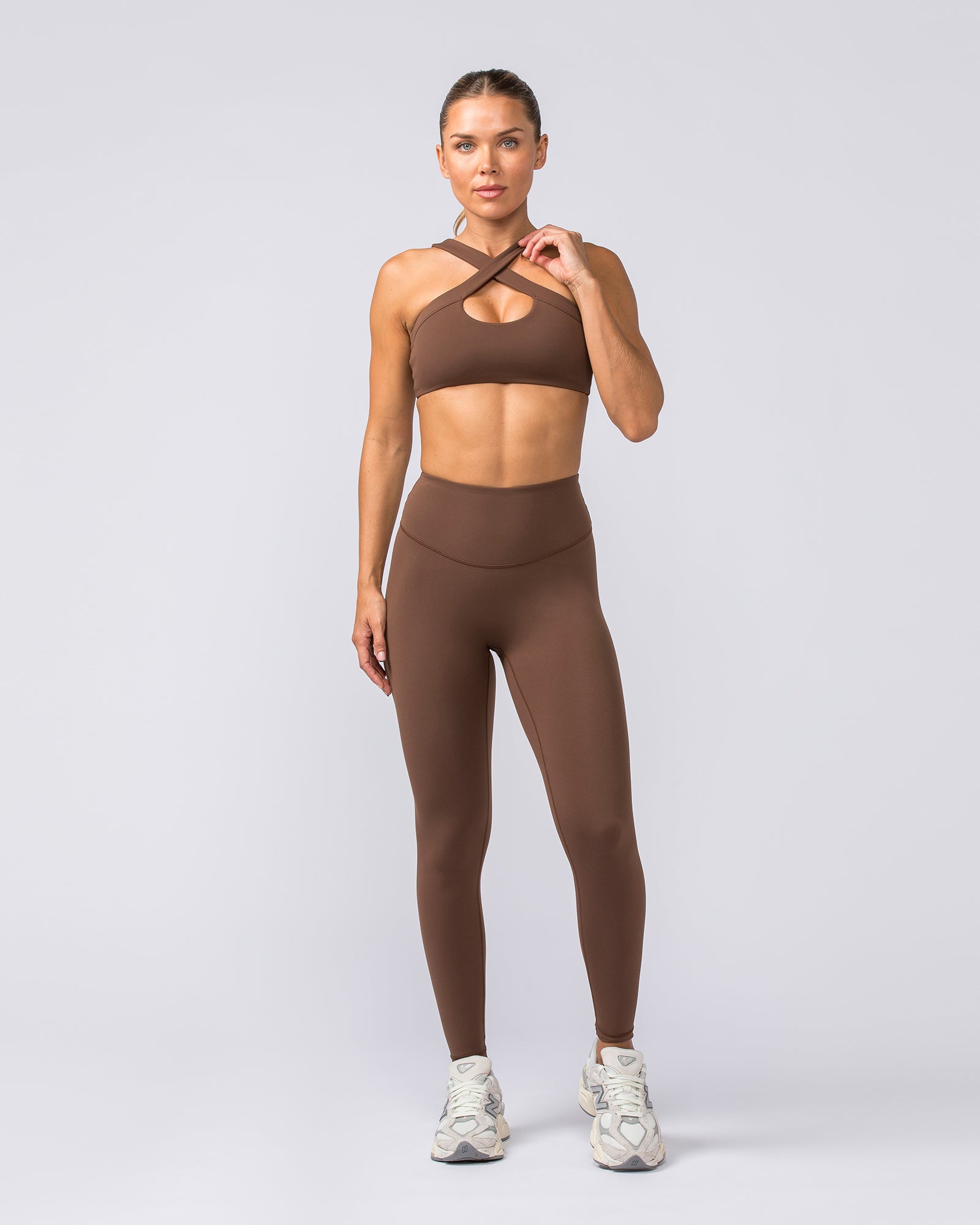 Ultra Aura Ankle Length Leggings - Fudge