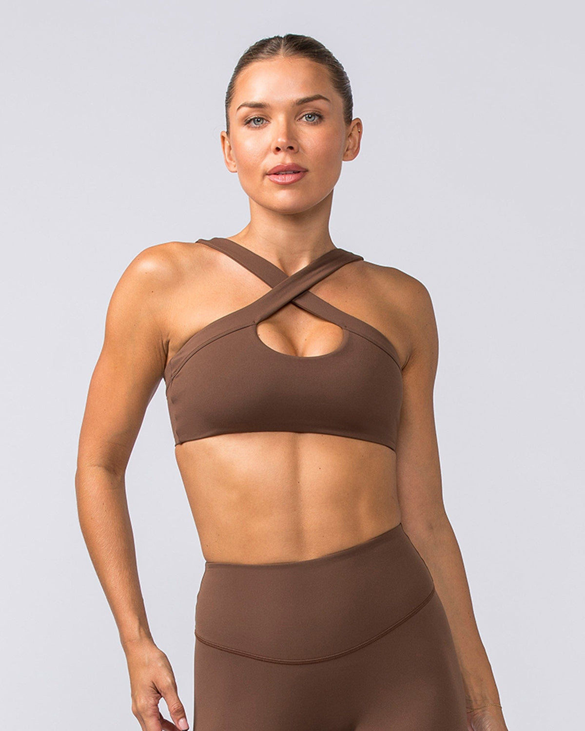 Muscle Nation Luxe Bralette - Fudge