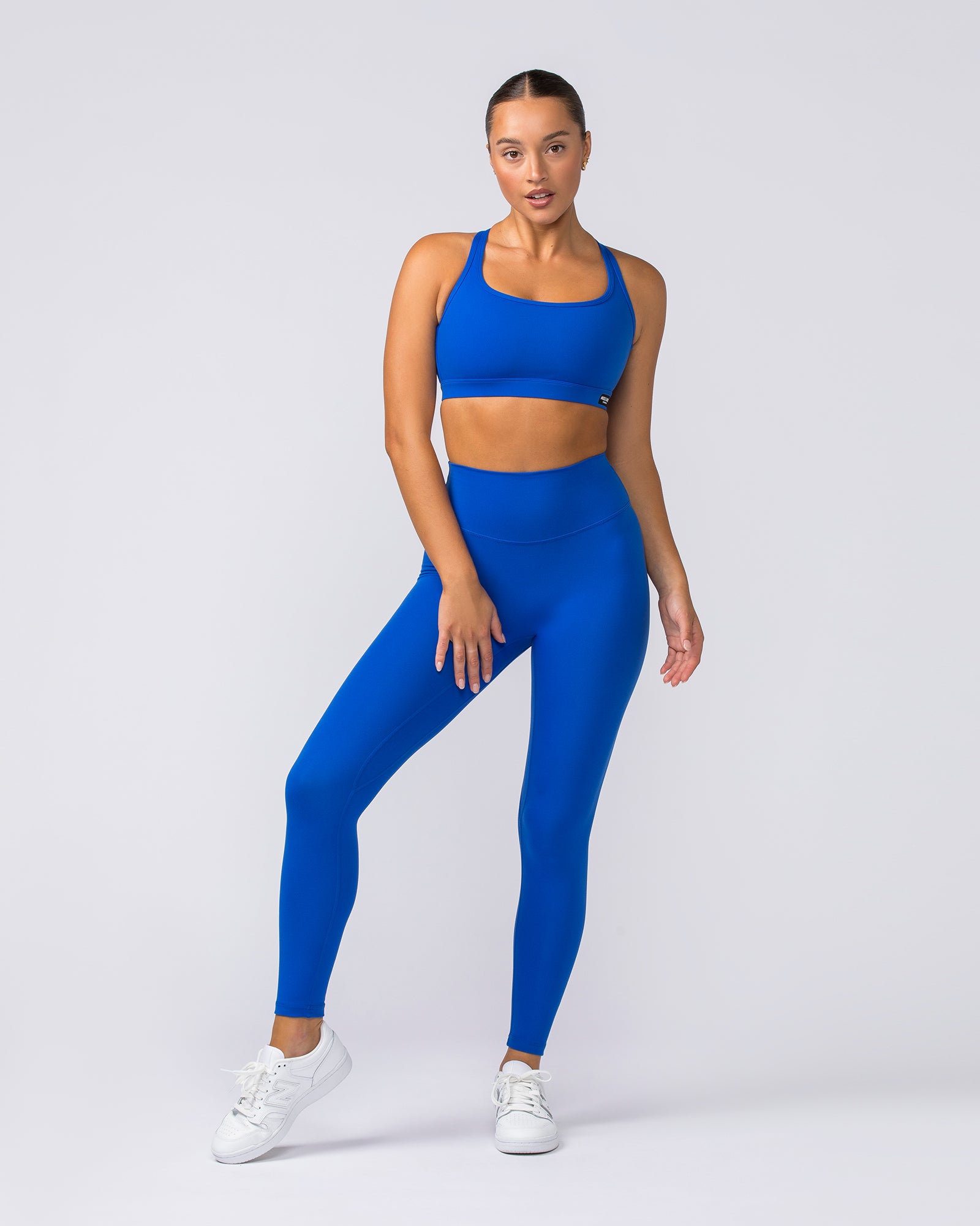 Blue ankle cheap length leggings