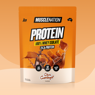 WHEY Protein Isolate - Choc Caramel - 30 serves-Whey Protein Powders-MNSUPPS0325-9359054001367-1-Muscle Nation