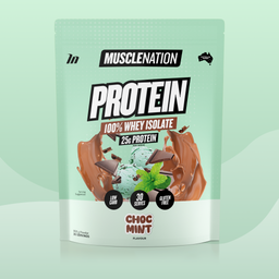 WHEY Protein Isolate - Choc Mint - 30 serves-Whey Protein Powders-MNSUPPS0410-9359054002722-1-Muscle Nation