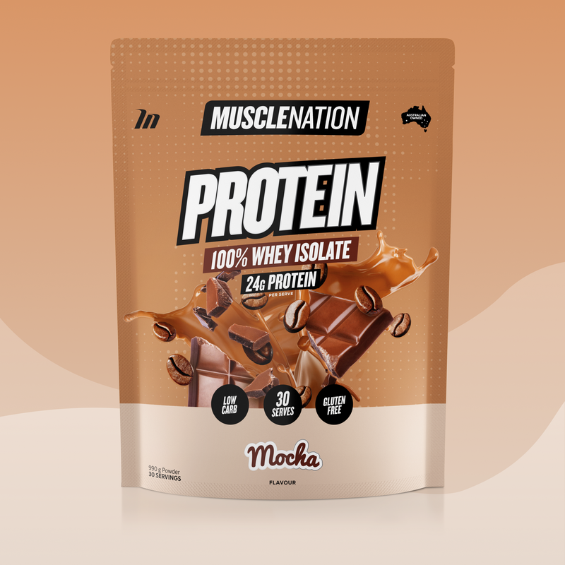 WHEY Protein Isolate - Mocha - 30 serves-Whey Protein Powders-MNSUPPS0326-9359054001466-1-Muscle Nation