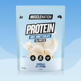 WHEY Protein Isolate - Vanilla Ice Cream - 30 serves-Whey Protein Powders-MNSUPPS0015-9359054001329-1-Muscle Nation