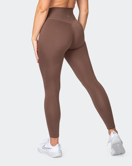 Zero Rise Everyday Ankle Length Leggings - Fudge