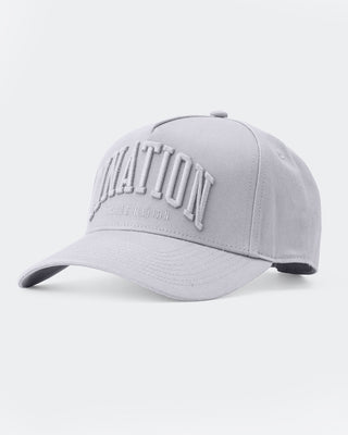 MN A-Frame Hat - Steel-Headwear-Steel-AC052350STEEL-One Size-MNAPPRL28519-2-Muscle Nation