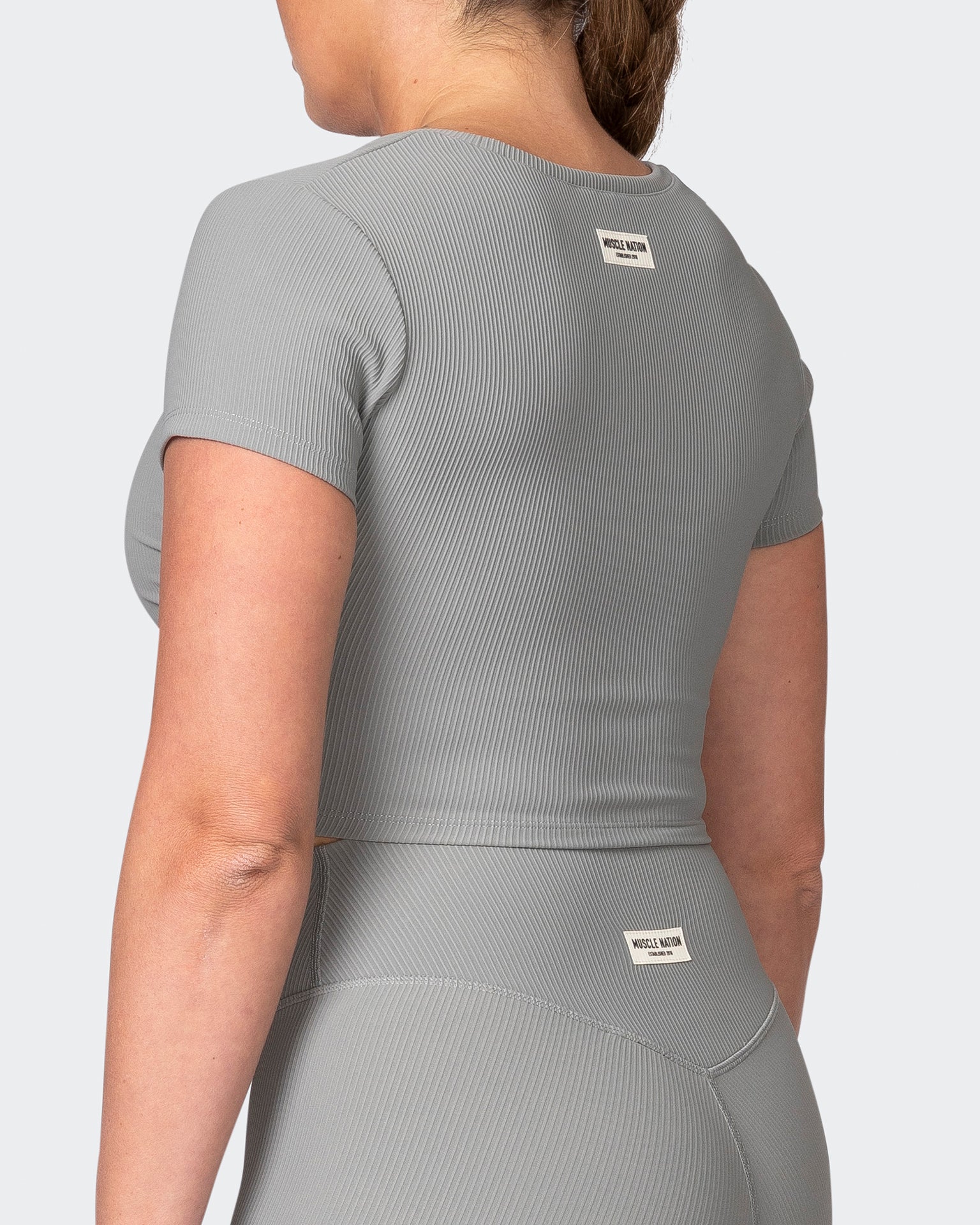 Rival Cropped Rib Top - Zinc-Tops-XXS-042301ZINC-XXS-MNAPPRL23216-5-Muscle Nation