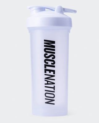 1.3L MN Shaker-Accessories-Clear/White-MNAPPRL25325CLRWHT-ONE-MNAPPRL25325-2-Muscle Nation