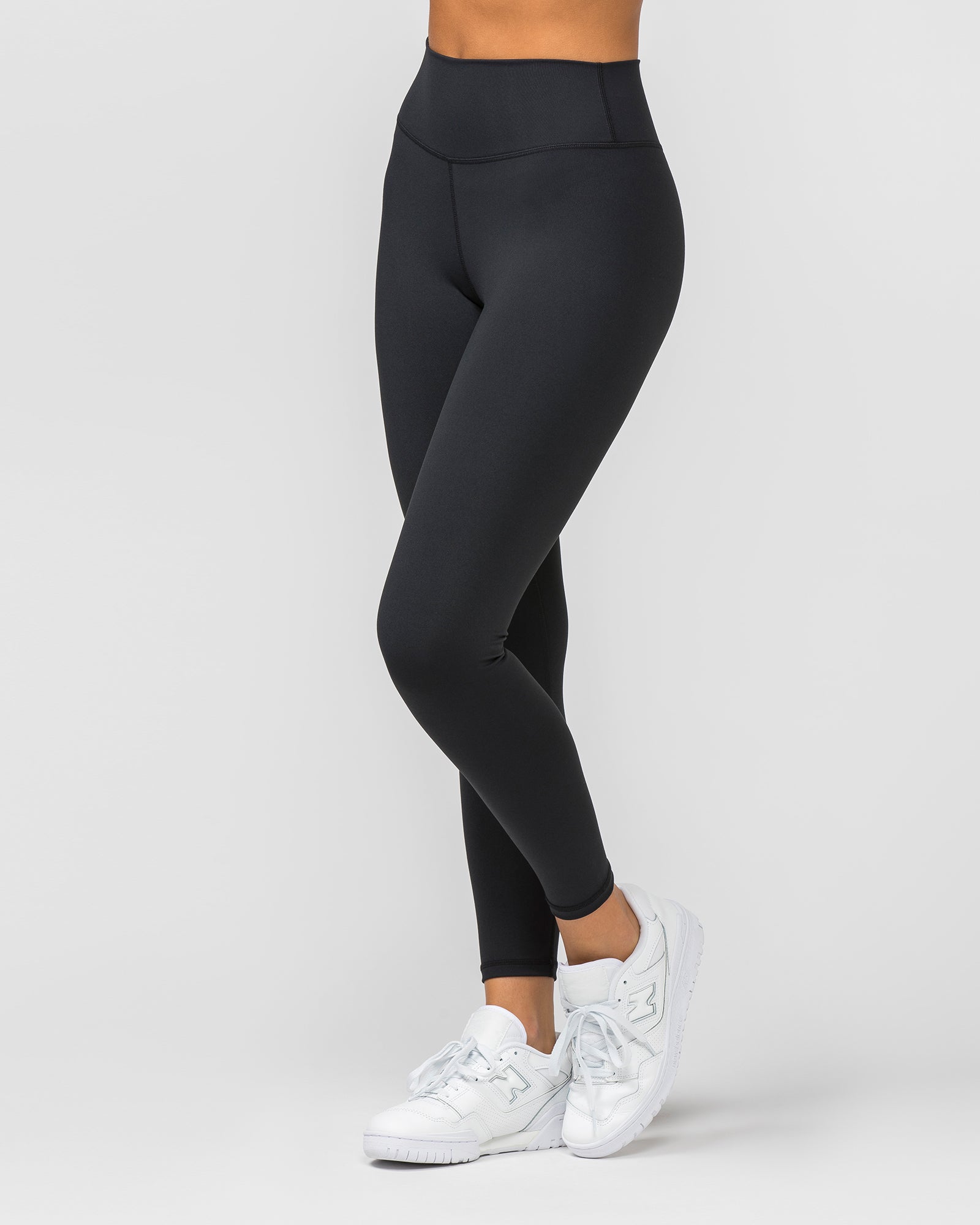 Signature Scrunch Ankle Length Leggings - Black