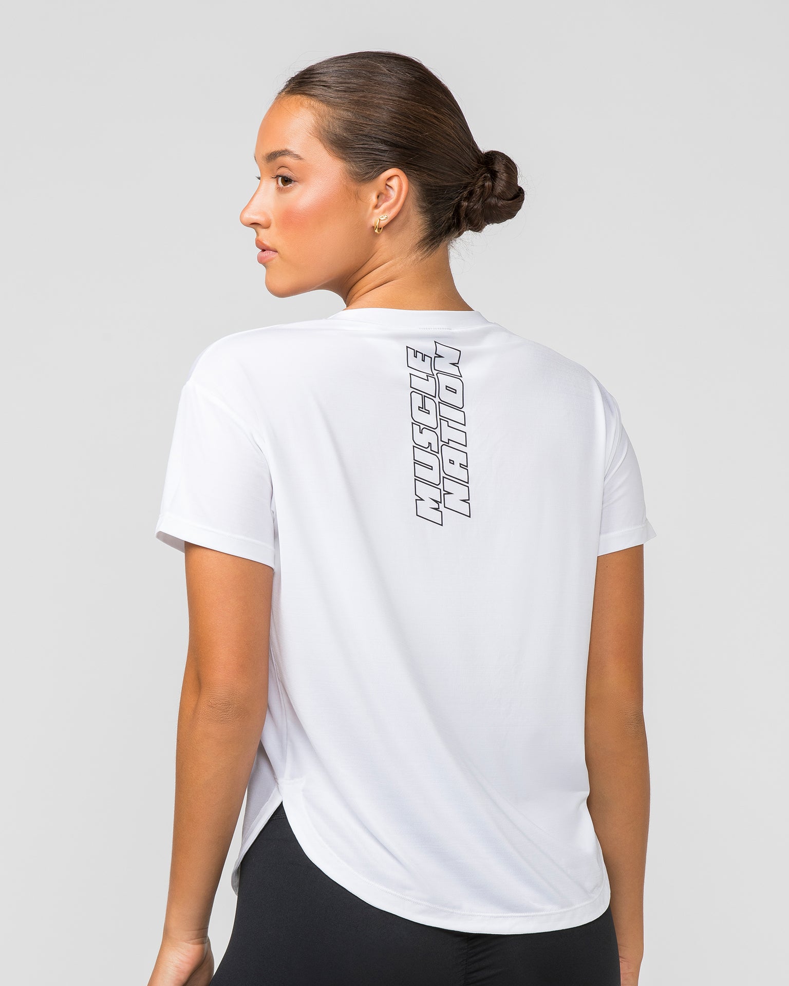 Ignite Training Tee - White-T-Shirts-XXS-112378WHT-XXS-MNAPPRL27983-3-Muscle Nation