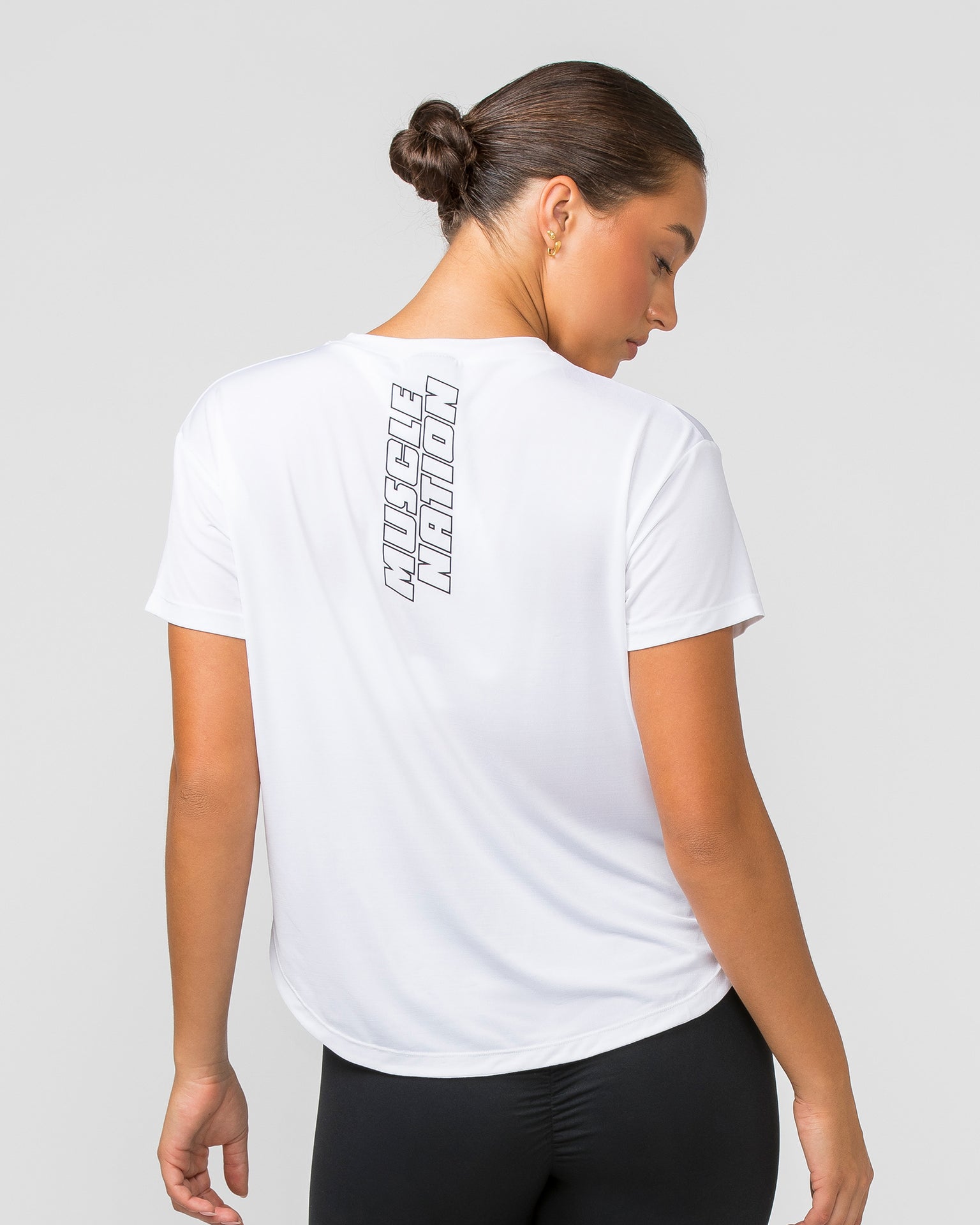 Ignite Training Tee - White-T-Shirts-XXS-112378WHT-XXS-MNAPPRL27983-5-Muscle Nation