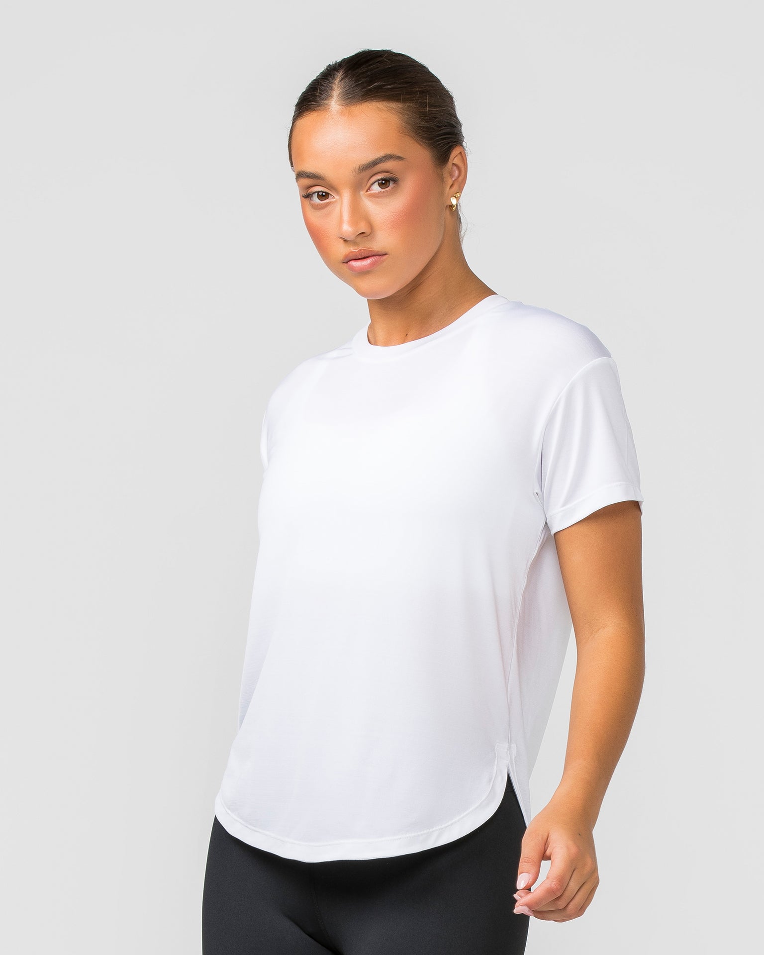 Ignite Training Tee - White-T-Shirts-XXS-112378WHT-XXS-MNAPPRL27983-2-Muscle Nation