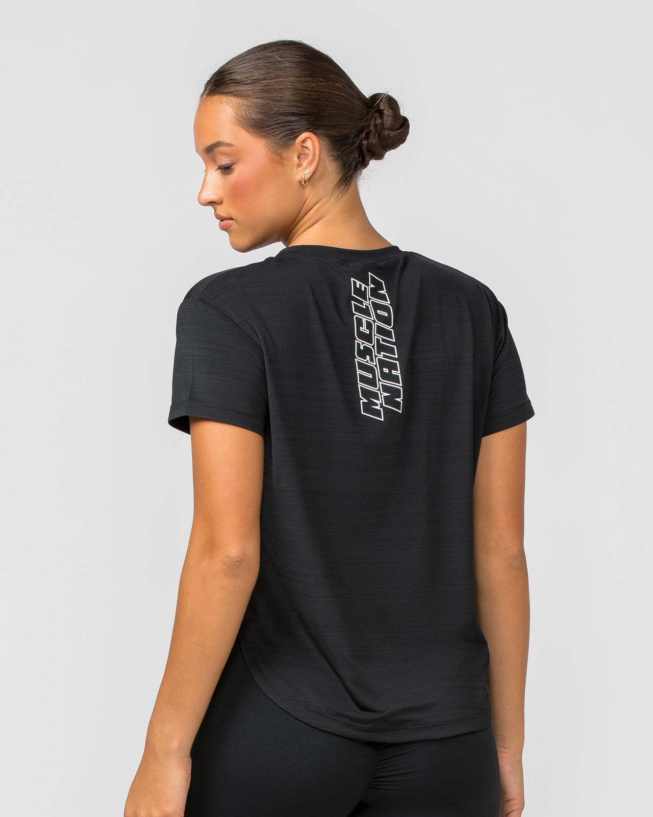 Ignite Training Tee - Black-T-Shirts-XXS-112378BLK-XXS-MNAPPRL27974-3-Muscle Nation