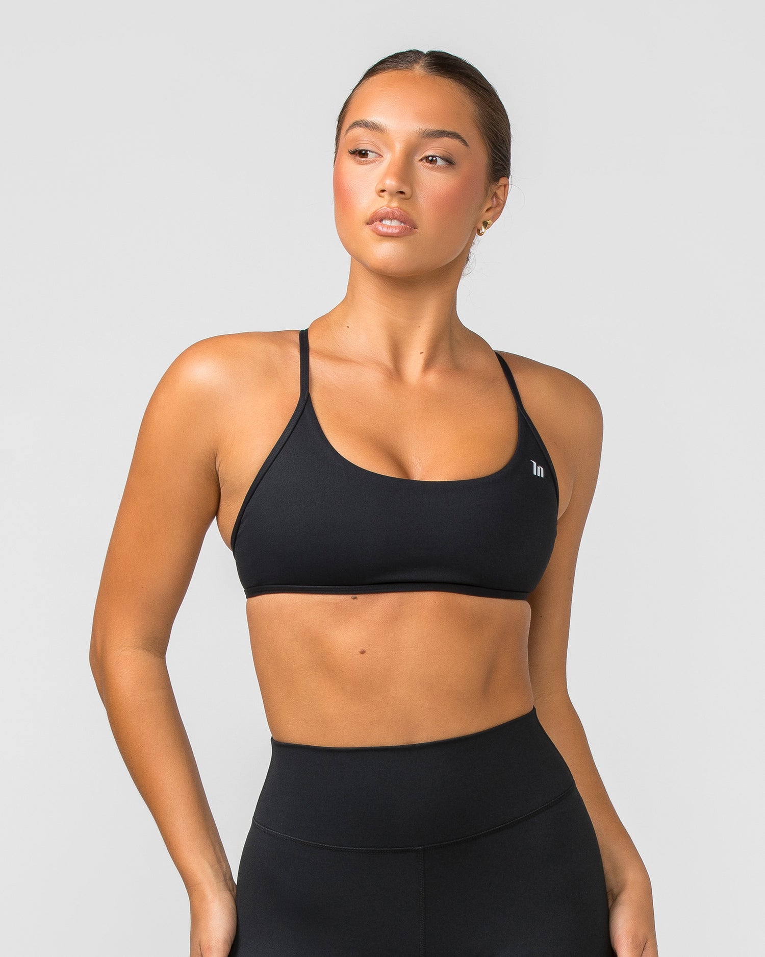 HIIT Bra - Black with Blue - Muscle Nation
