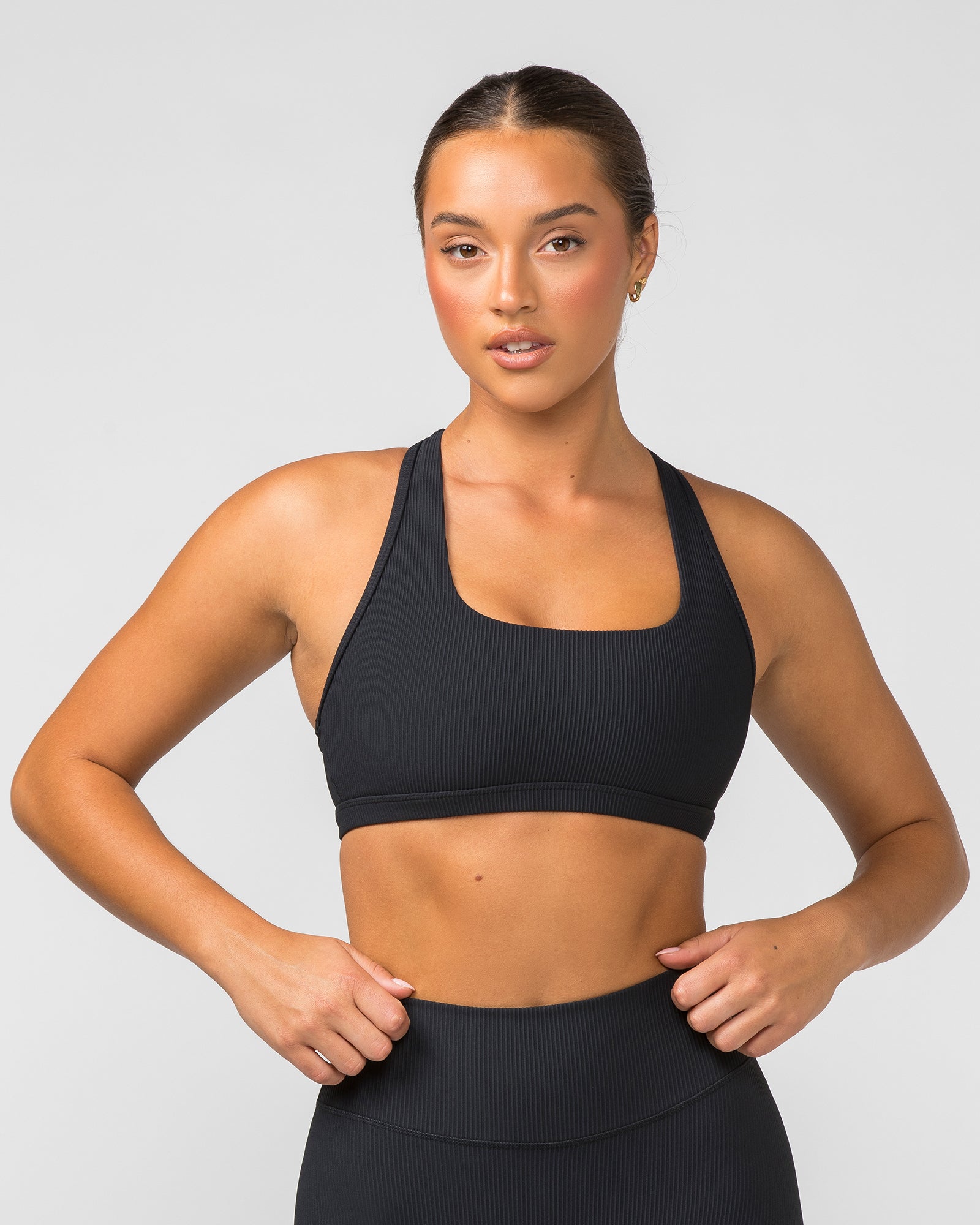 Flex Rib Bra - Black