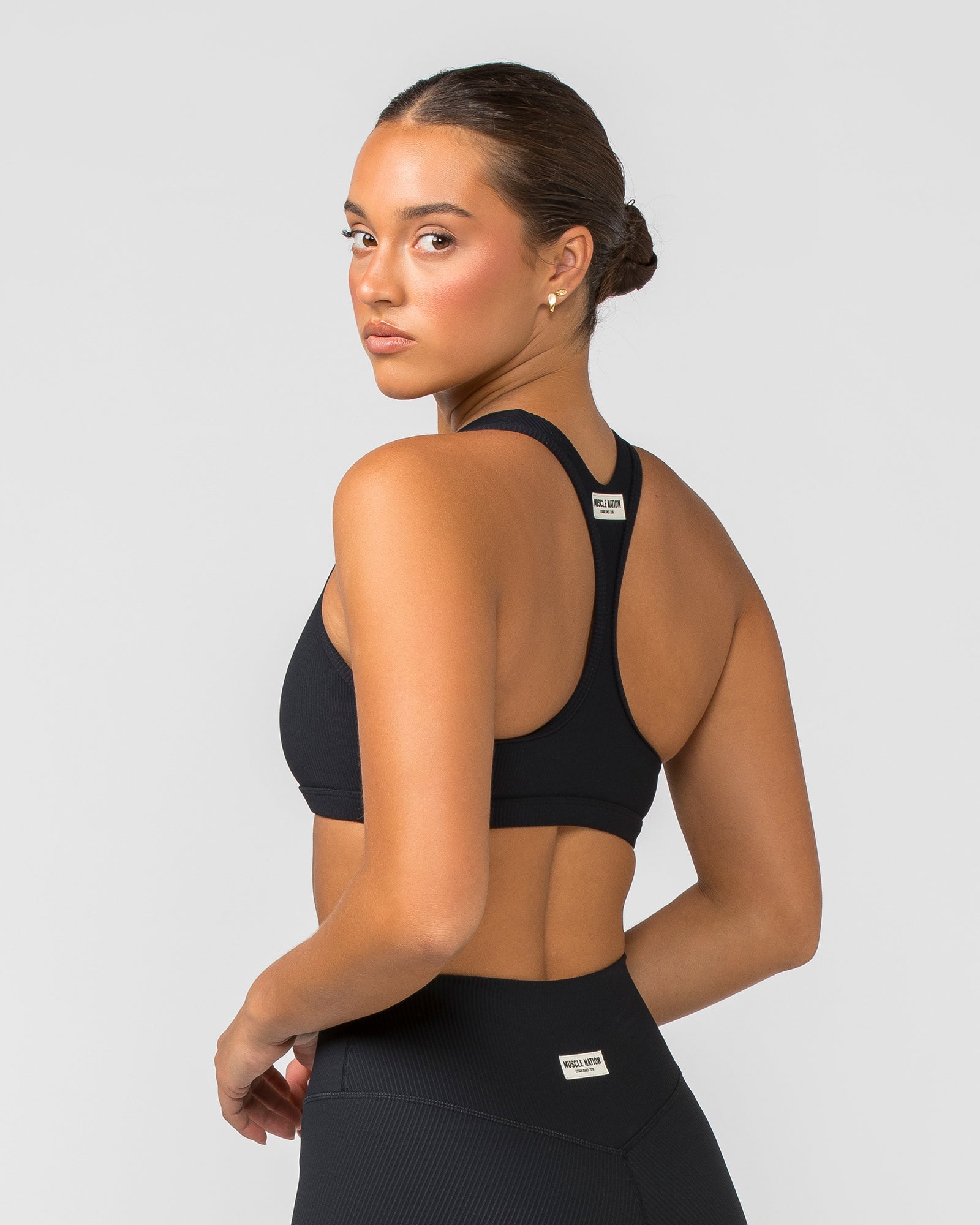 Flex Rib Bra - Black