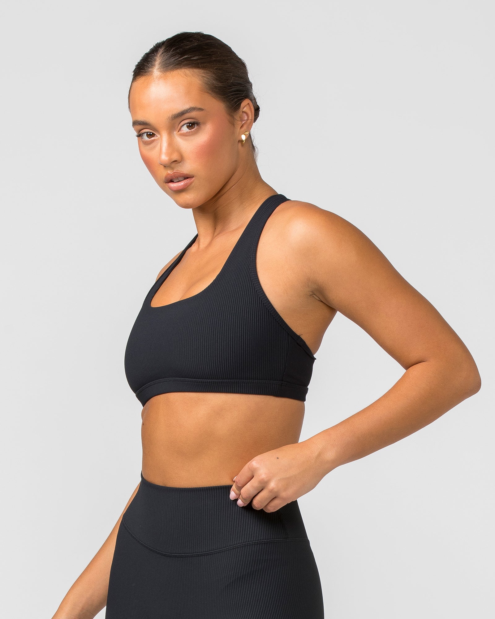 Flex Rib Bra - Black