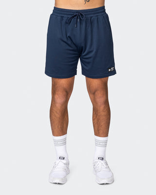 Lay Up 5" Shorts - Navy-Shorts-S-042364NAVY-S-MNAPPRL22354-2-Muscle Nation