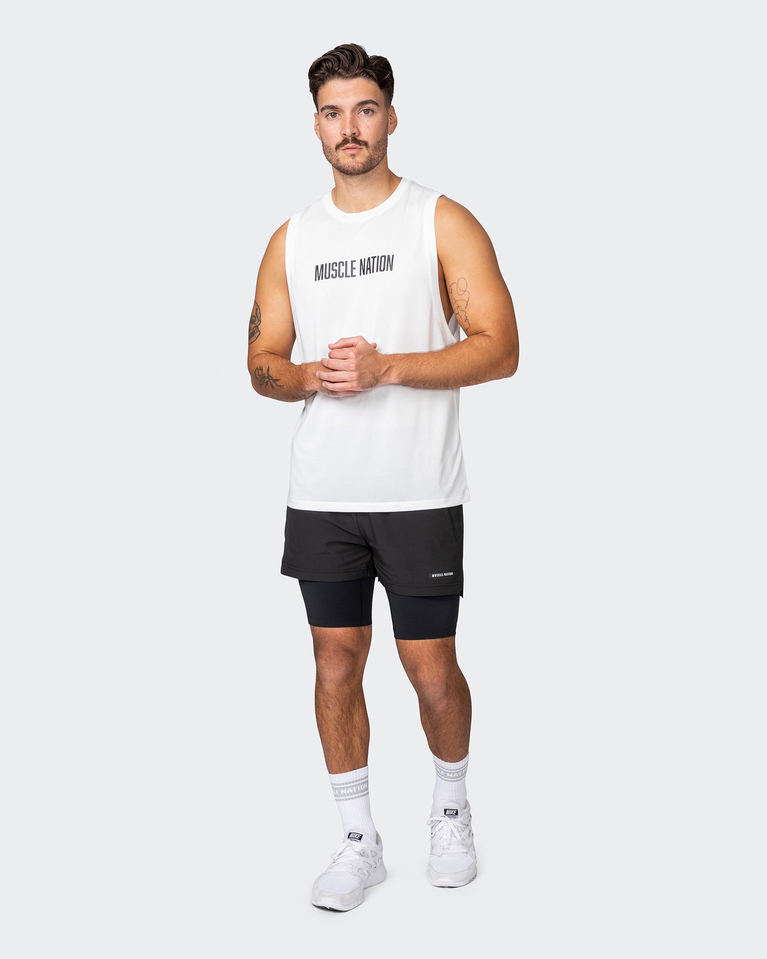 Burly Training Tank - Vanilla-Singlets & Tanks-S-112257VNLA-S-MNAPPRL18641-7-Muscle Nation