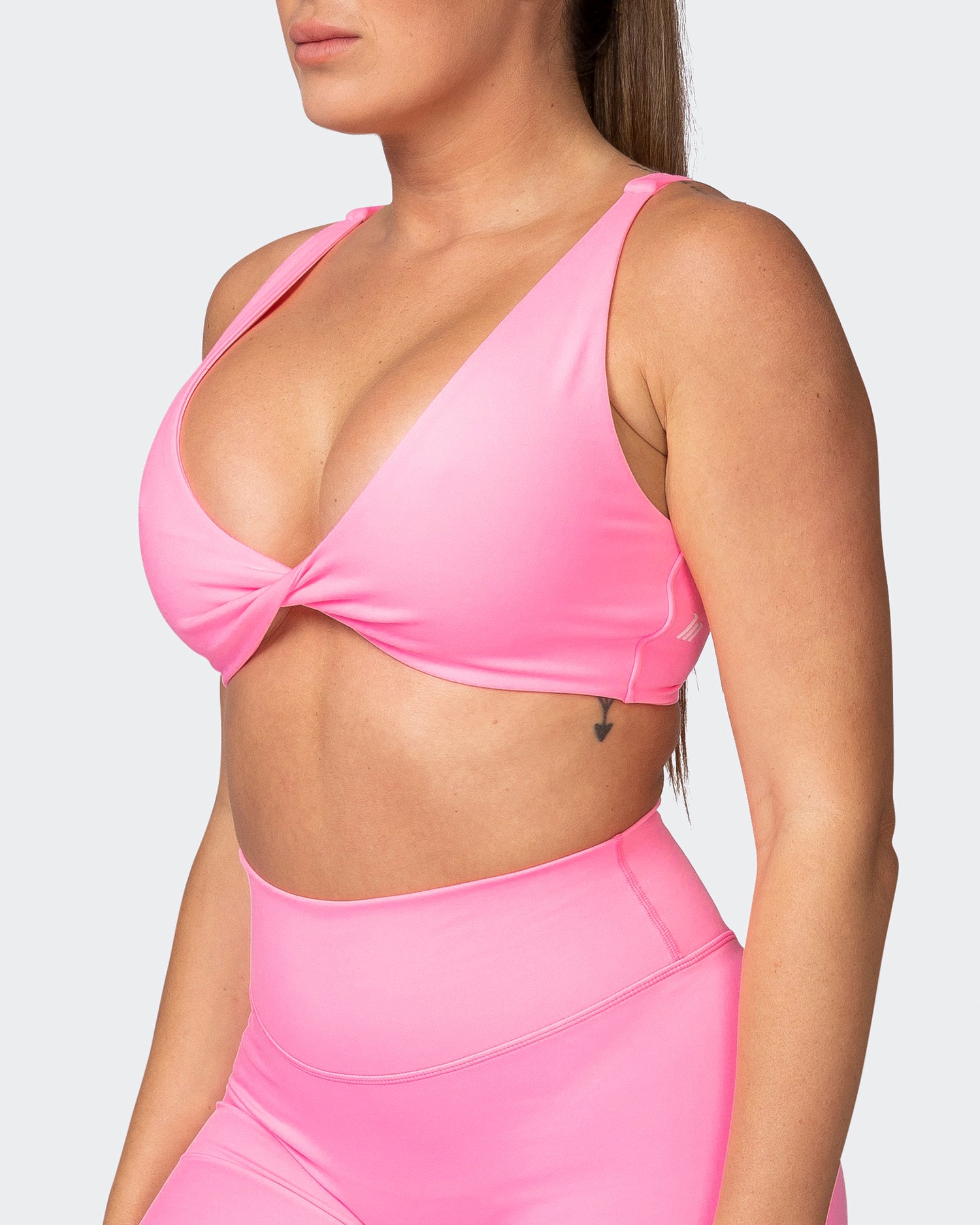 Demi Bralette - Shocking Pink