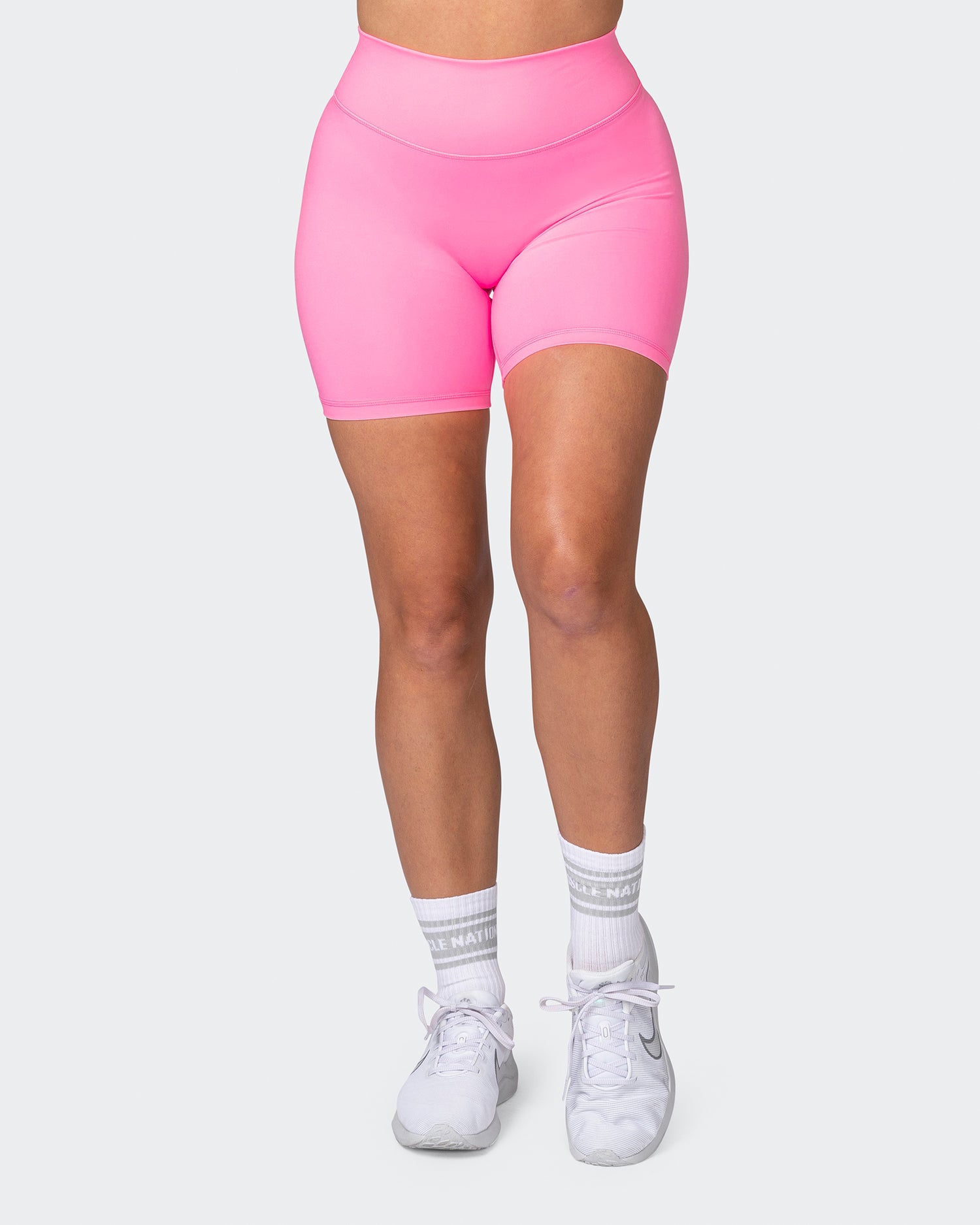 Zero Rise Everyday Bike Shorts - Shocking Pink