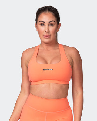 Flex Bra - Hot Coral-Sports Bras-XS-042369HTCORL-XS-MNAPPRL22582-1-Muscle Nation