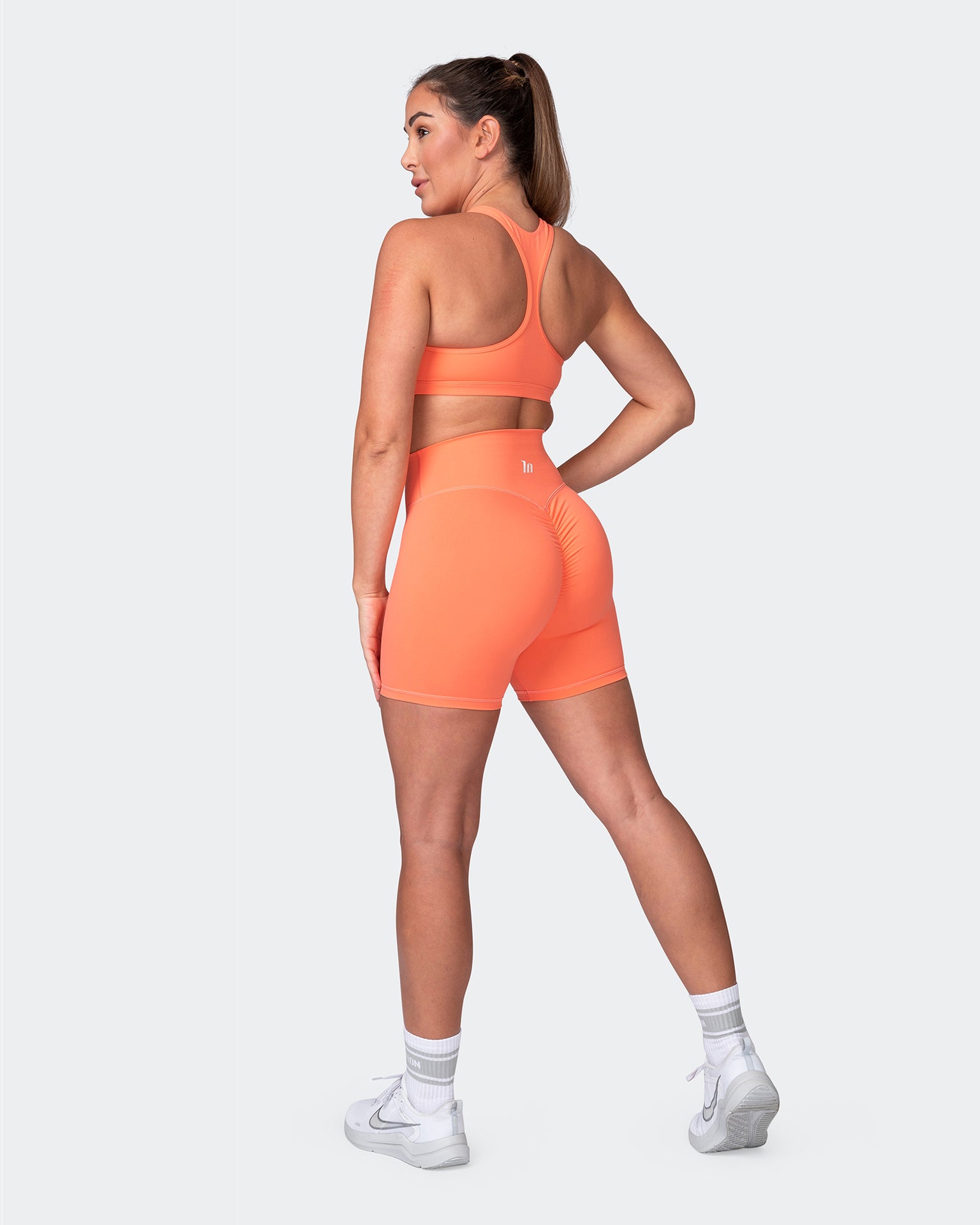 Flex Bra - Hot Coral-Sports Bras-XS-042369HTCORL-XS-MNAPPRL22582-7-Muscle Nation