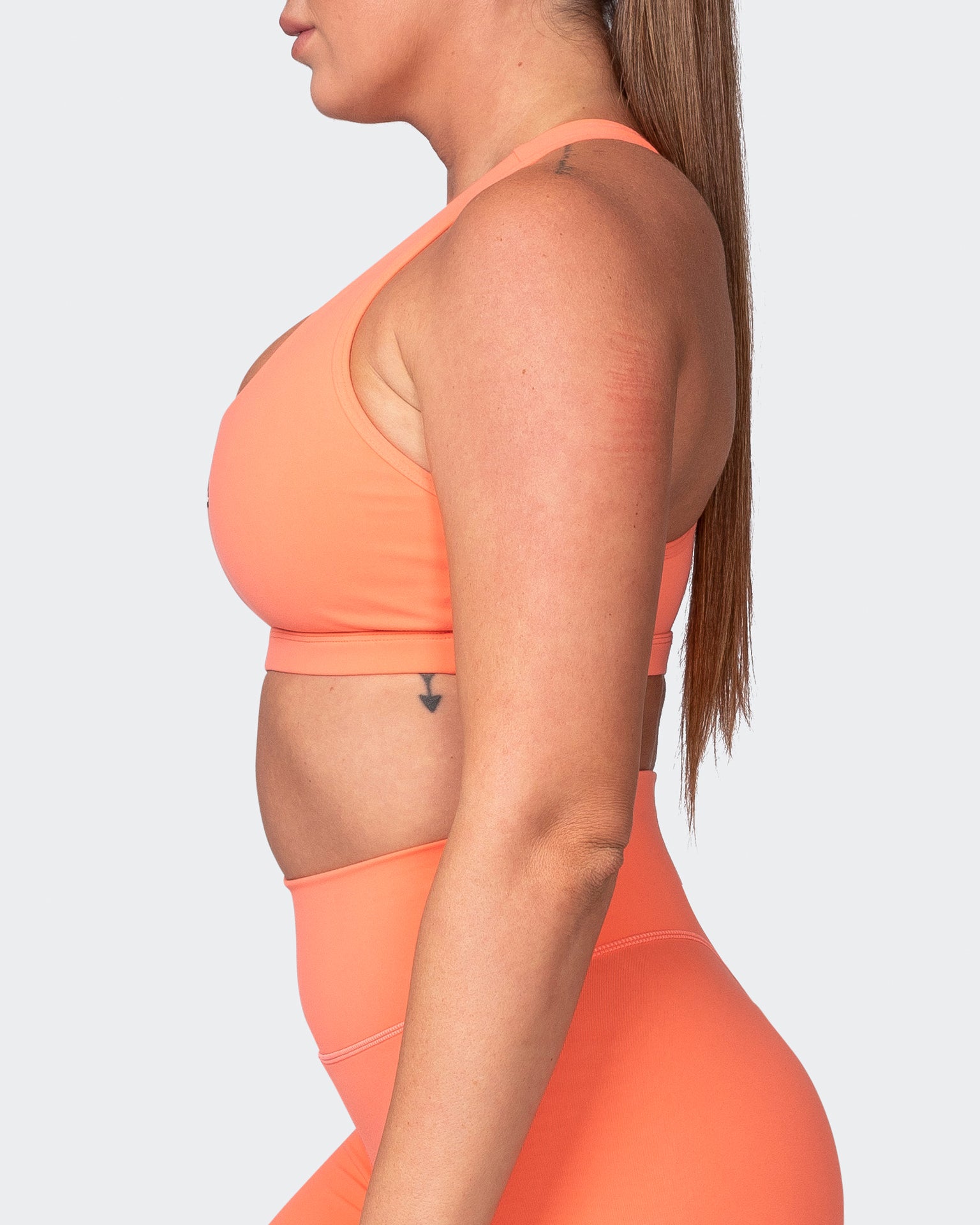 Flex Bra - Hot Coral-Sports Bras-XS-042369HTCORL-XS-MNAPPRL22582-4-Muscle Nation