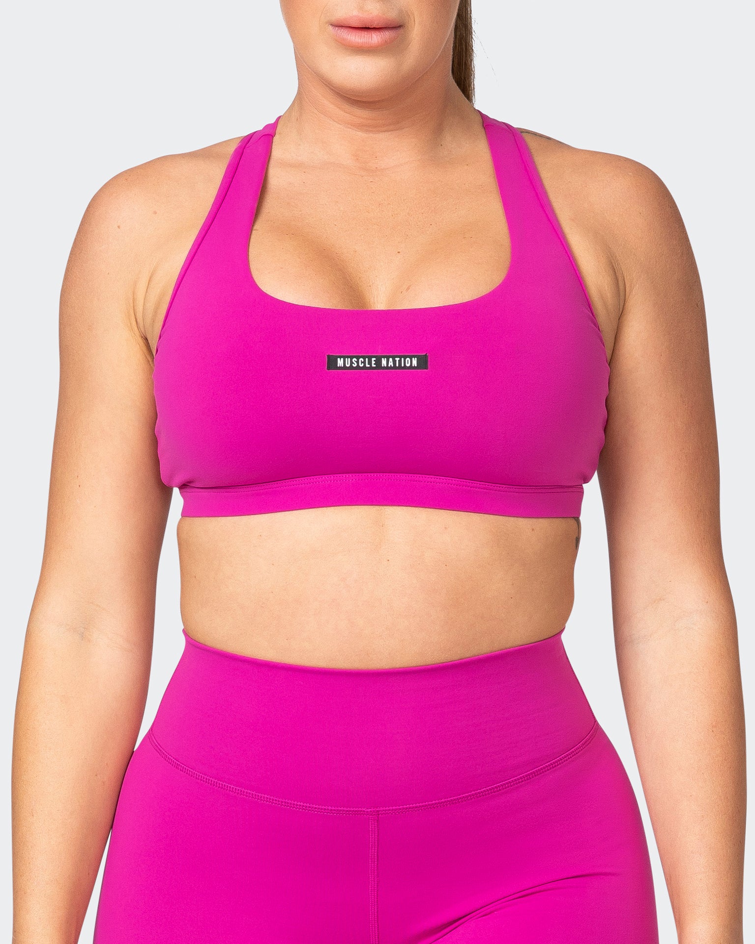 Flex Bra - Neon Grape-Sports Bras-XS-042369NEOGRP-XS-MNAPPRL22574-2-Muscle Nation