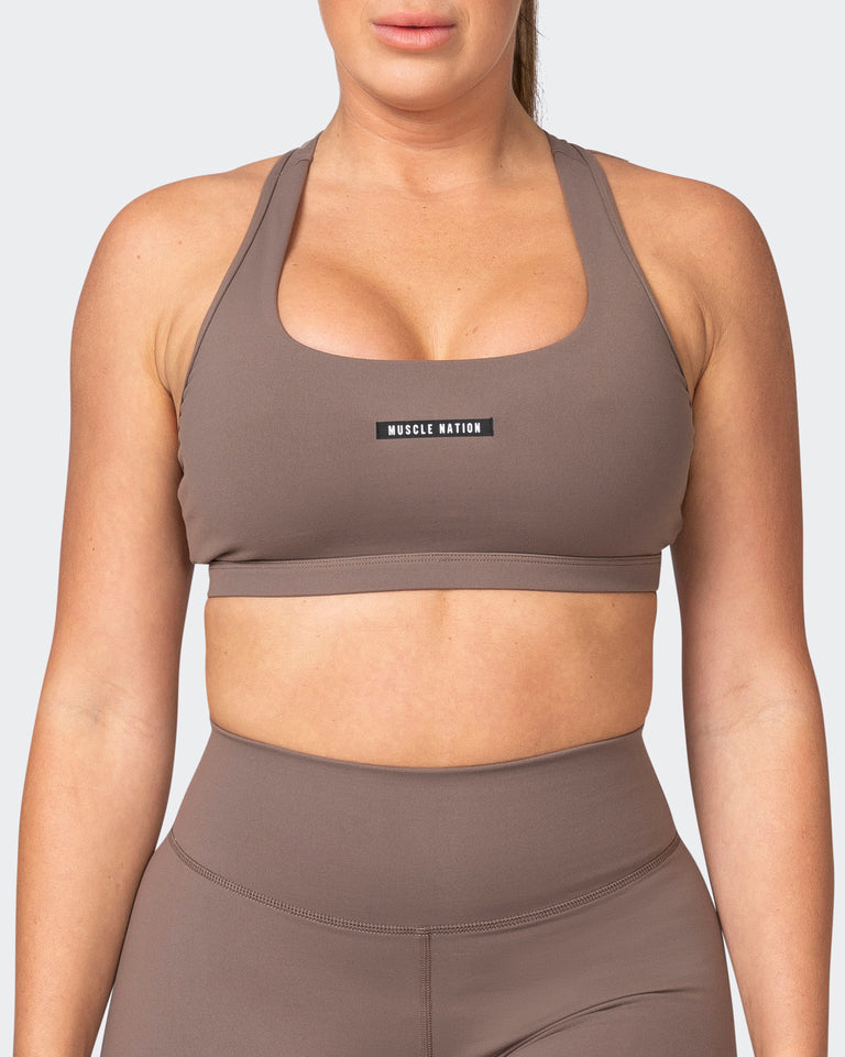 Flex Bra Taupe – Muscle Nation - Main Image