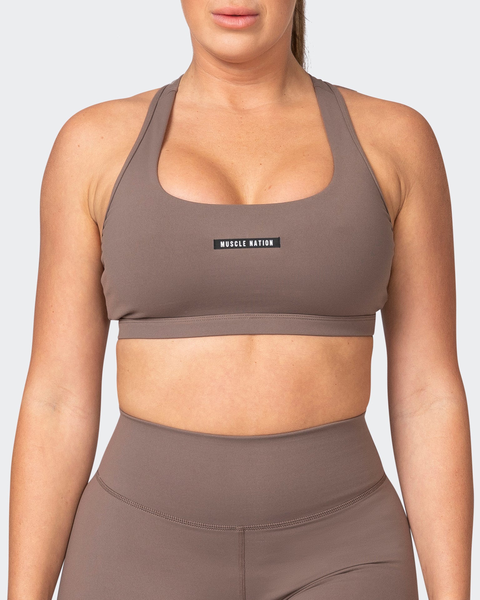Flex Bra - Taupe-Sports Bras-XS-042369TAUPE-XS-MNAPPRL22558-2-Muscle Nation