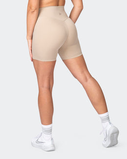 Zero Rise Everyday Bike Shorts - Bone