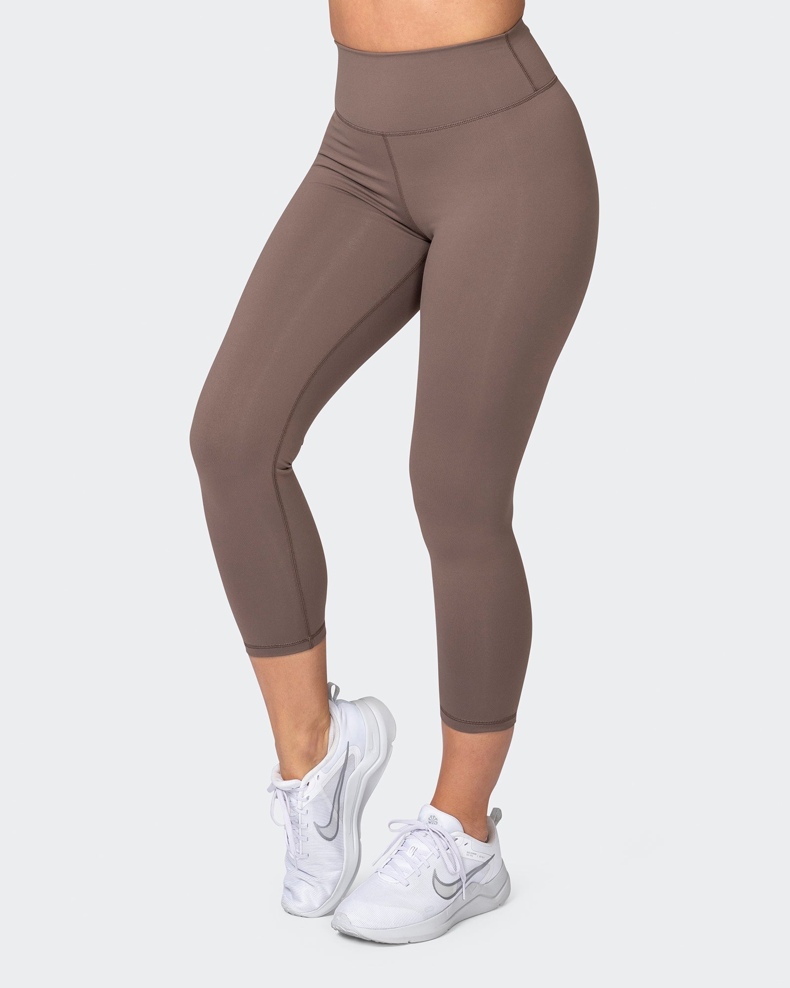 Signature Scrunch 7/8 Leggings - Taupe