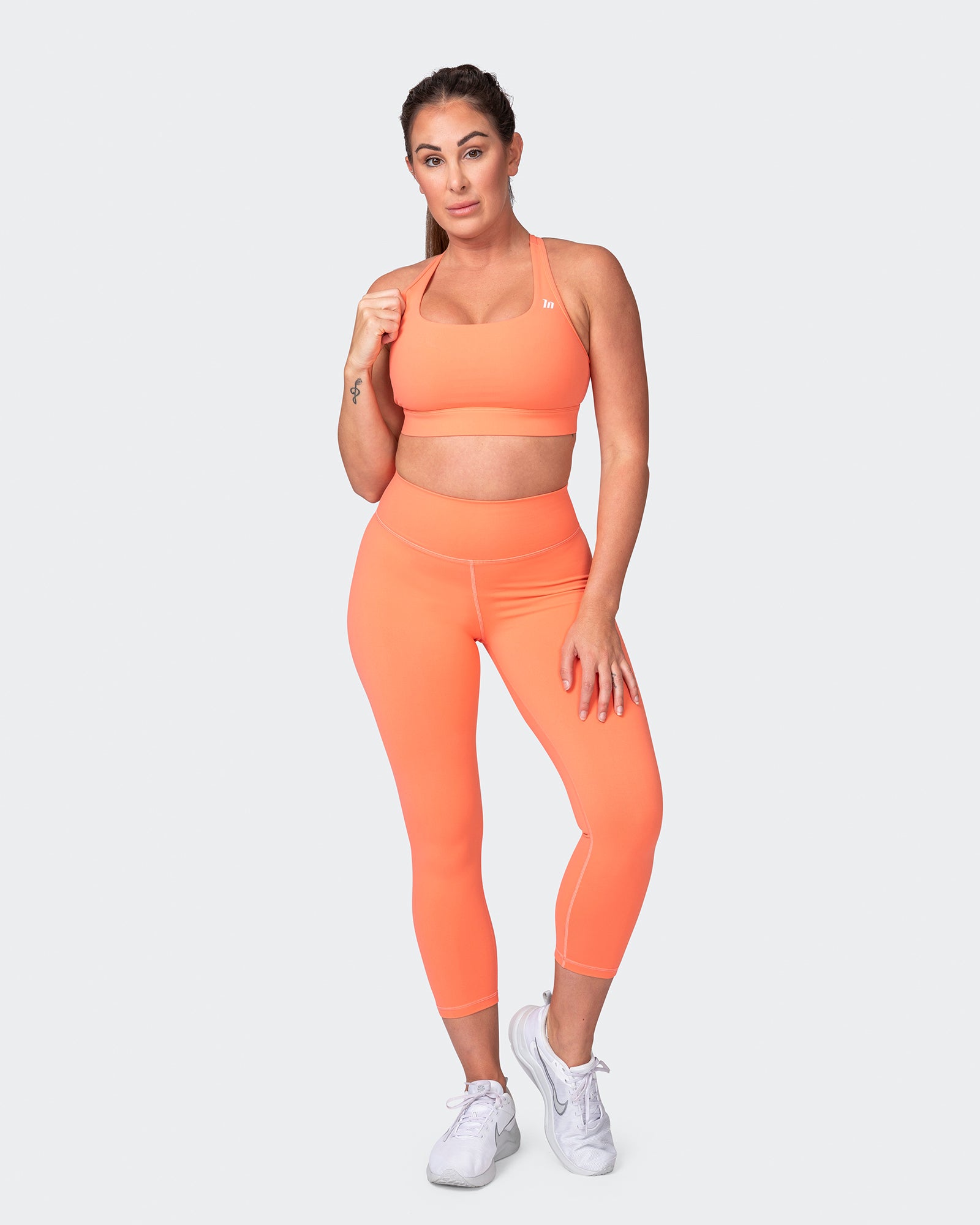 Signature Scrunch 7/8 Leggings - Hot Coral