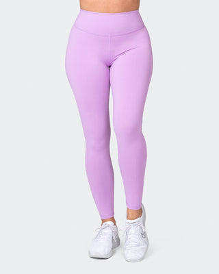 Signature Scrunch Ankle Length Leggings - Lilac-Leggings-XXS-042374LILAC-XXS-MNAPPRL22737-2-Muscle Nation