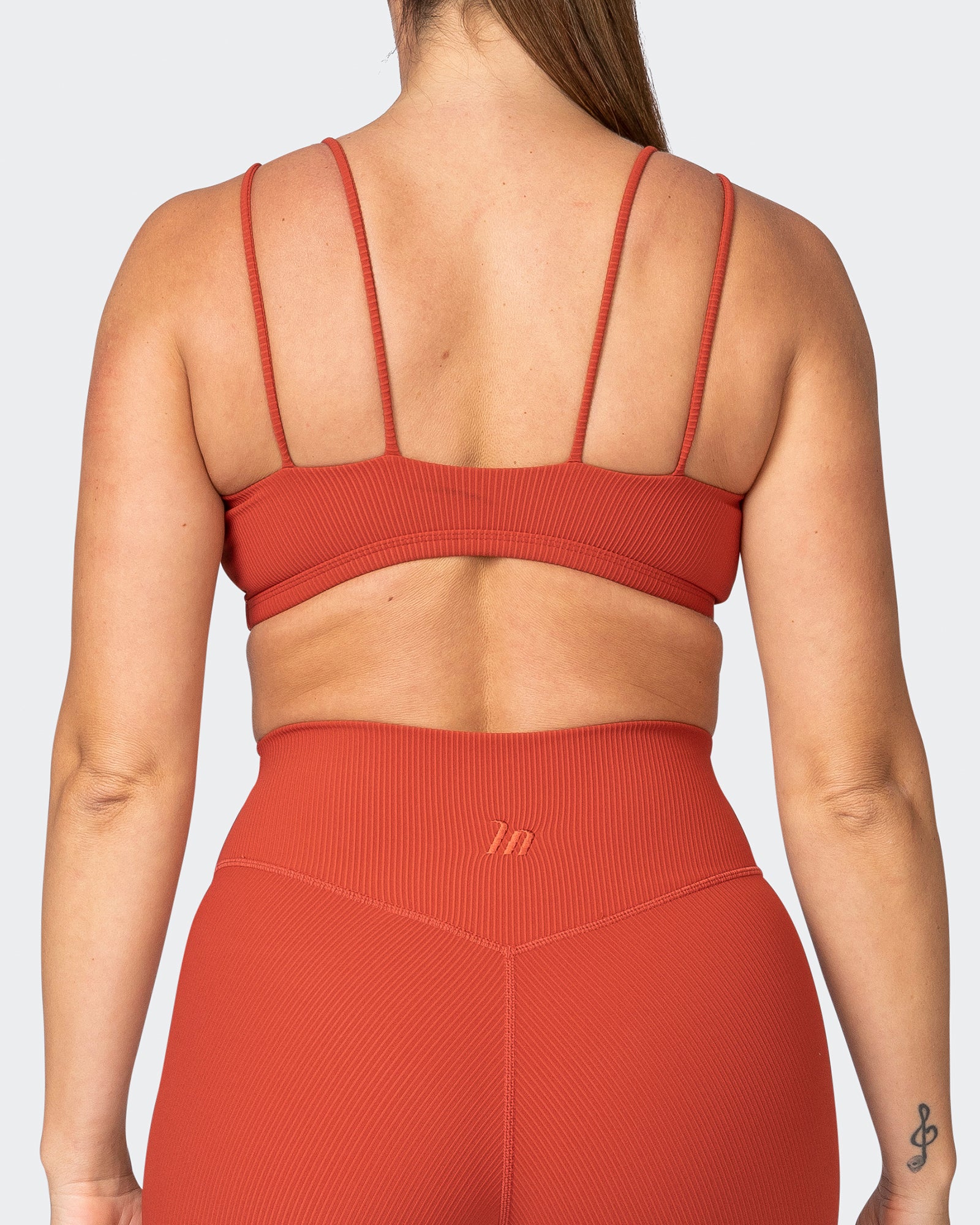 All Day Rib Bralette - Burnt Orange