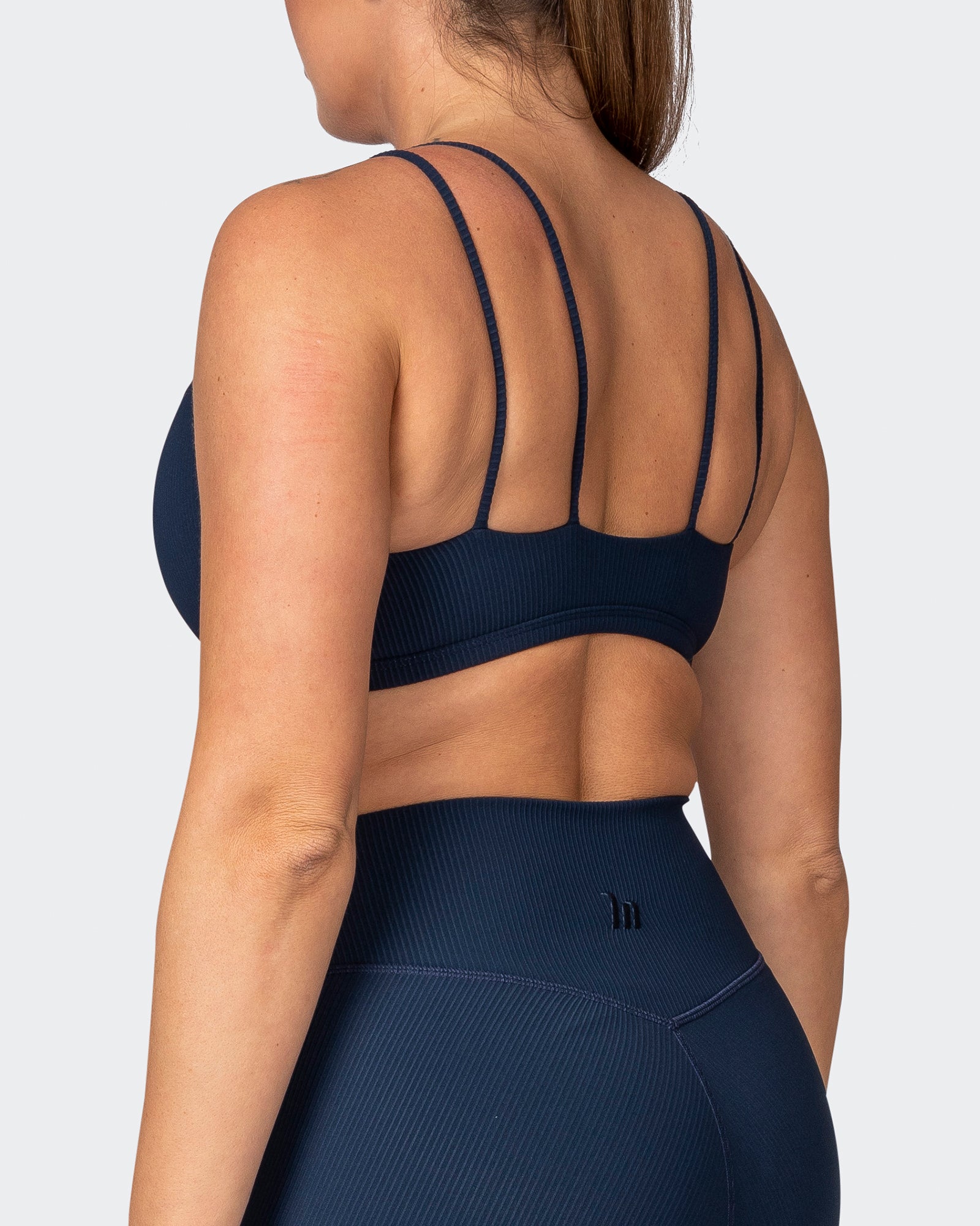 All Day Rib Bralette - Navy