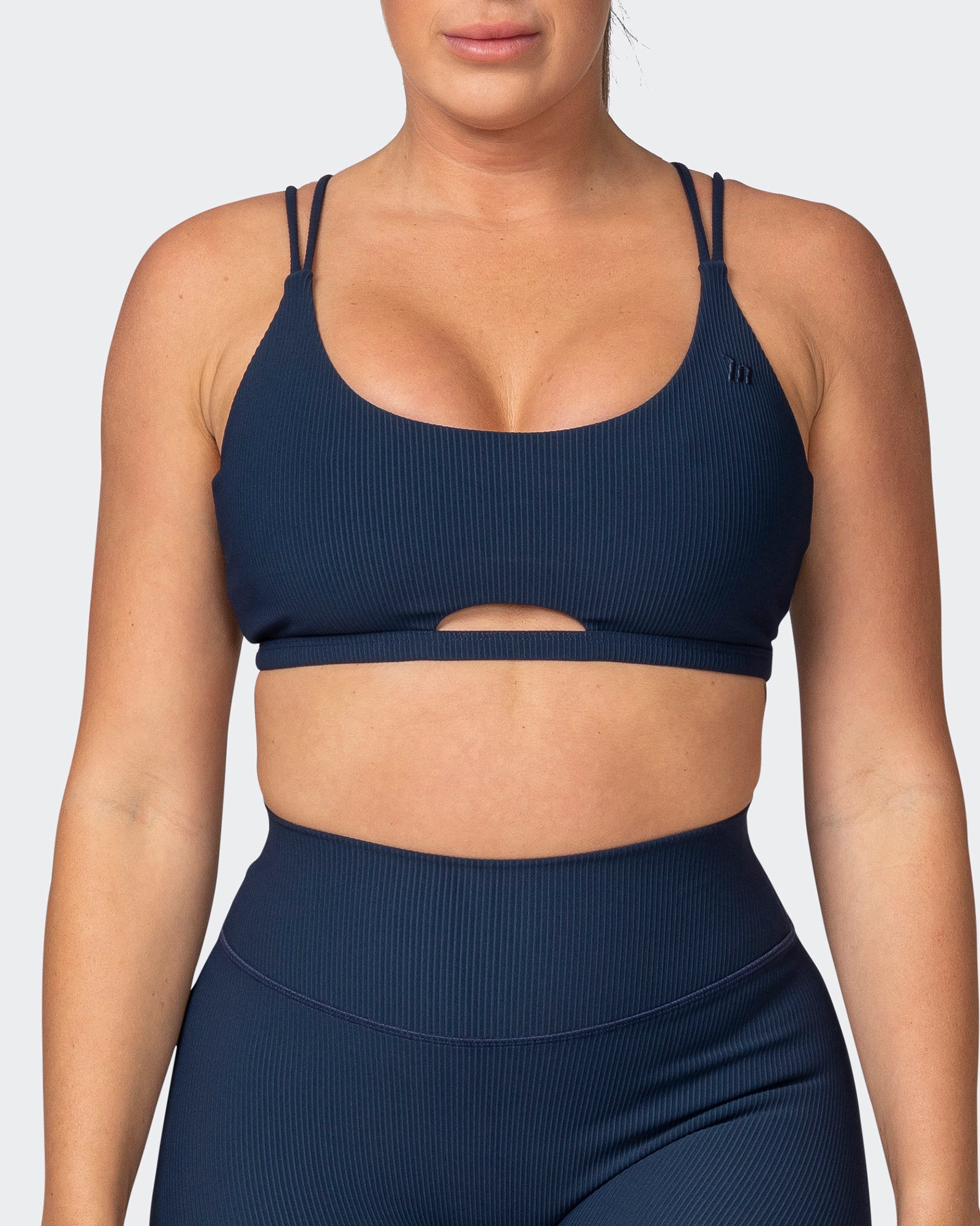 All Day Rib Bralette - Navy